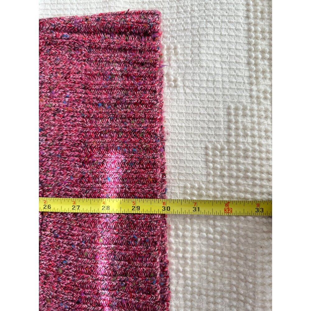 Drapers & Damons Women Cardigan Sz M Pink Speckled Sweater High-Neck SoftAF Cozy - Picture 11 of 13